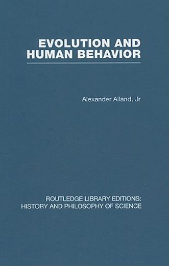 evolution and human behaviour,an introduction to darwinian anthropology
