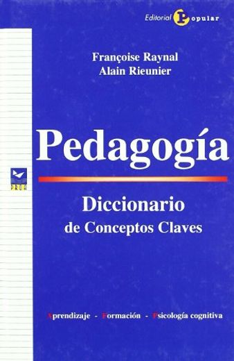 Pedagogia: Diccionario de Conceptos Claves (in Spanish)