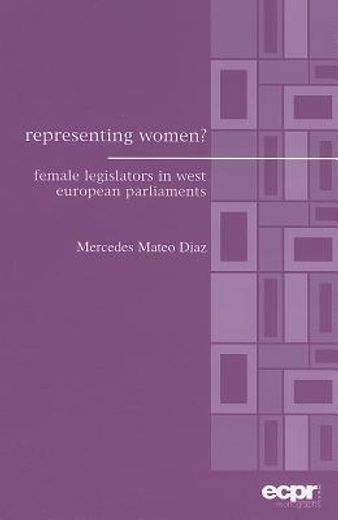 representing women?,female legislators in west european parliaments