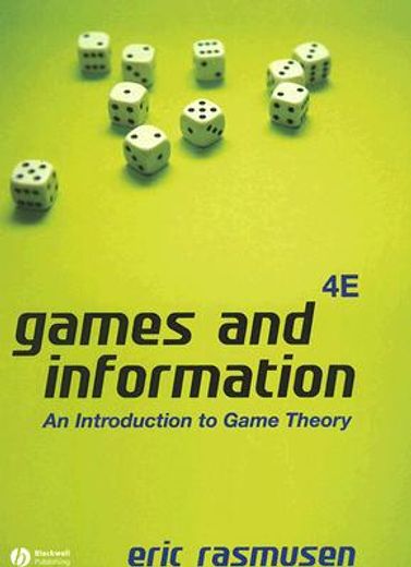 games and information,an introduction to game theory