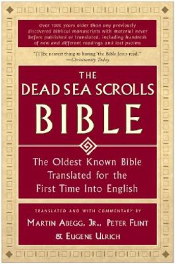 the dead sea scrolls bible,the oldest known bible (en Inglés)