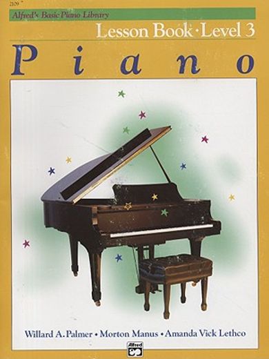 alfred´s basic piano library lesson book,level 3