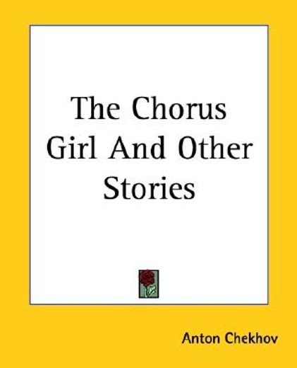 the chorus girl and other stories