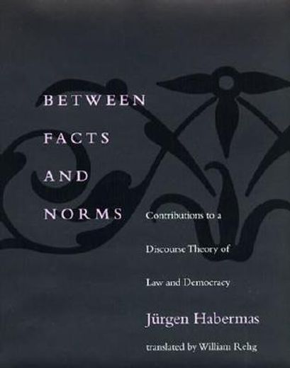 between facts and norms,contributions to a discourse theory of law and democracy
