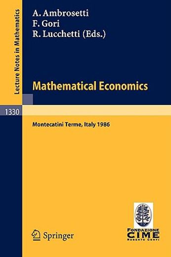 mathematical economics (en Inglés)