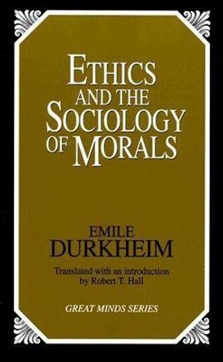 ethics and the sociology of morals (in English)