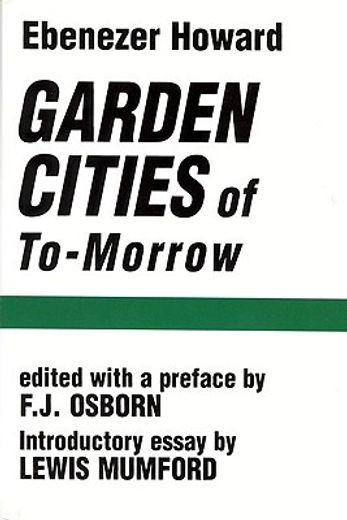 garden cities of to-morrow