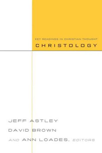 christology,key readings in christian thought (in English)