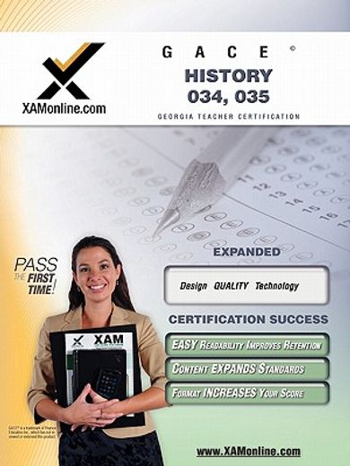 gace history 034, 035,teacher certification exam