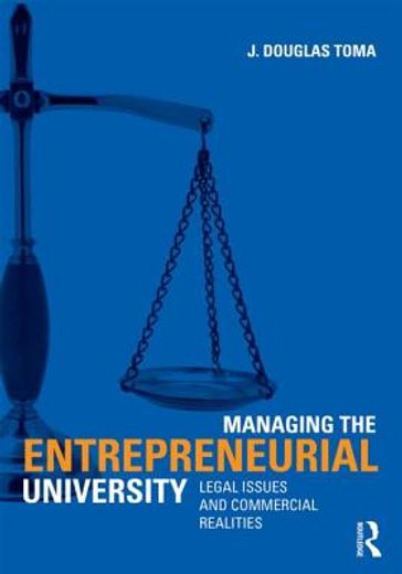 managing the entrepreneurial university,legal issues and preventative strategies