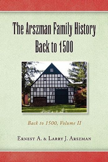 the arszman family history back to 1500