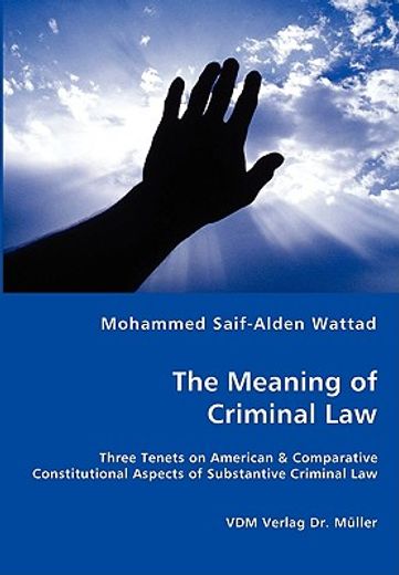 the meaning of criminal law