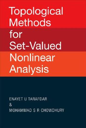 Topological Methods for Set-Valued Nonlinear Analysis (en Inglés)