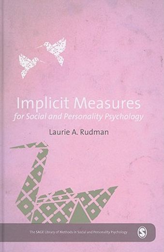 implicit measures for social and personality psychology