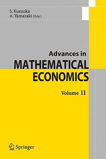 advances in mathematical economics volume 11 (en Inglés)