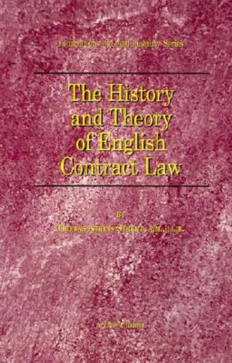the history and theory of english contract law