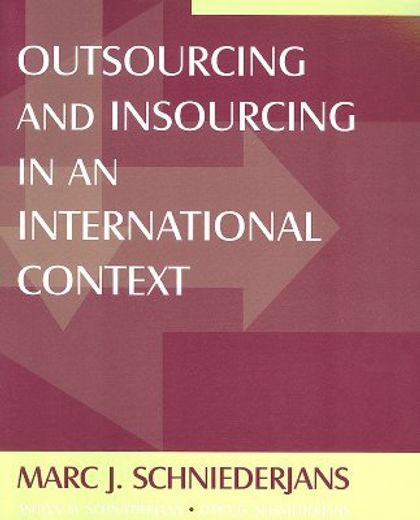 outsourcing and insourcing in an international context (en Inglés)