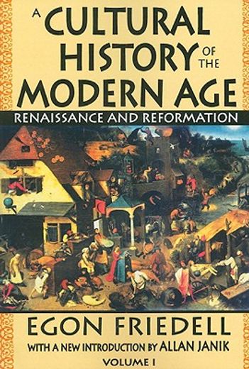 a cultural history of the modern age,renaissance and reformation