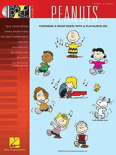 Peanuts: 1 Piano, 4 Hands [With CD (Audio)] (en Inglés)