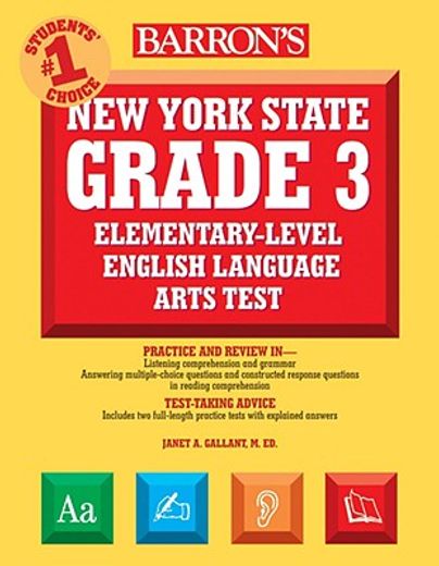 barron´s new york state grade 3 elementary-level english language arts test