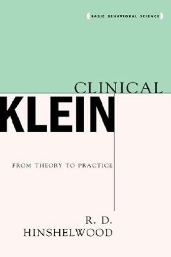clinical klein,from theory to practice