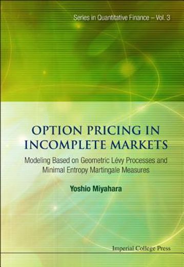 option pricing in incomplete markets,modeling based on geometric l?y processes and minimal entropy martingale measures