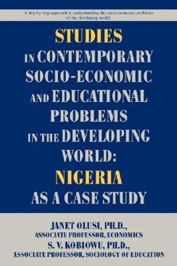 studies in contemporary socio-economic and educational problems in the developing world: nigeria as