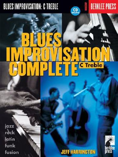blues improvisation complete,c treble