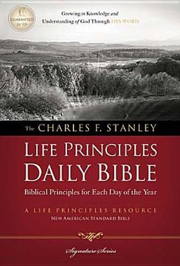 the charles f. stanley life principles daily bible,new american standard bible