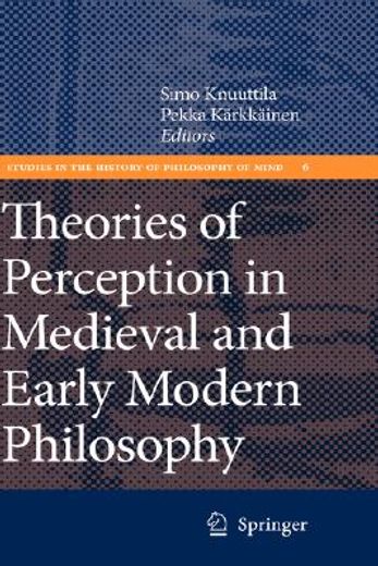 theories of perception in medieval and early modern philosophy
