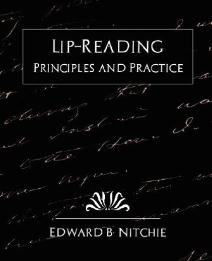 lip-reading,principles and practice