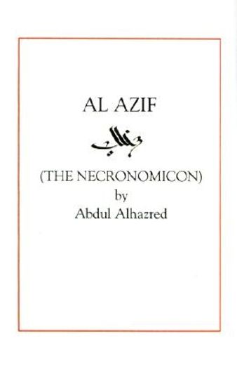 al azif,the necronomicon