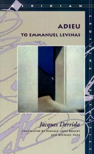 adieu to emmanuel levinas (in English)