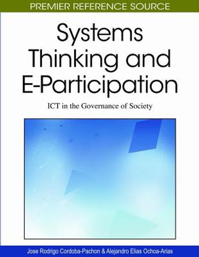 systems thinking and e-participation,ict in the governance of society