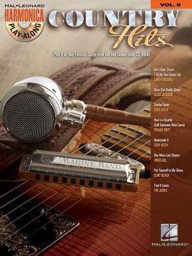 Country Hits: Harmonica Play-Along Volume 6 [With CD (Audio)] (in English)
