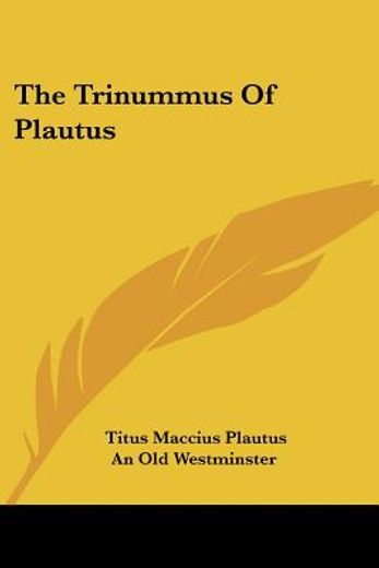 the trinummus of plautus