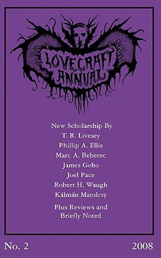 lovecraft annual no. 2 (2008) (en Inglés)