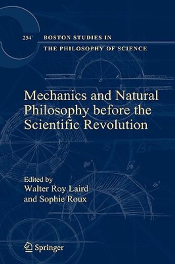mechanics and natural philosophy before the scientific revolution