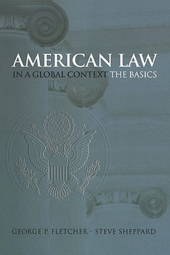american law in a global context,the basics