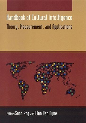 handbook of cultural intelligence,theory measurment and application