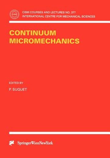 continuum micromechanics (en Inglés)