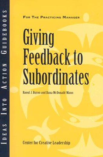 giving feedback to subordinates