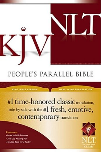 people´s parallel bible,king james version, new living translation (en Inglés)