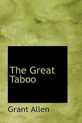 the great taboo
