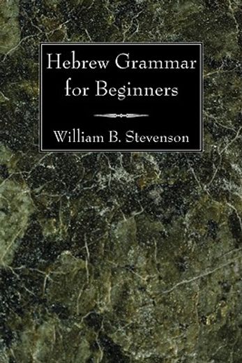 Hebrew Grammar for Beginners (in English)