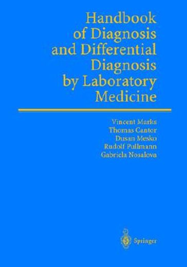 differential diagnosis by laboratory medicine,a quick reference for physicians