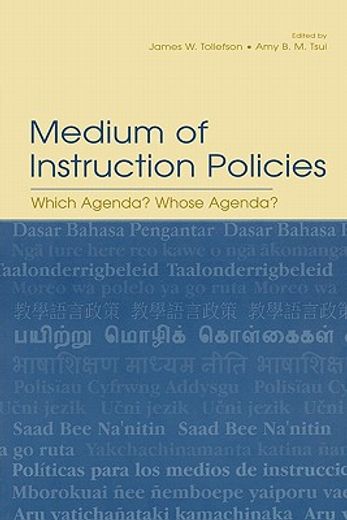 medium of instruction policies,which agenda? whose agenda