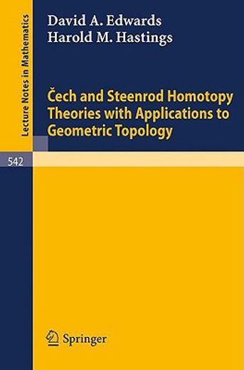 cech and steenrod homotopy theories with applications to geometric topology (en Inglés)