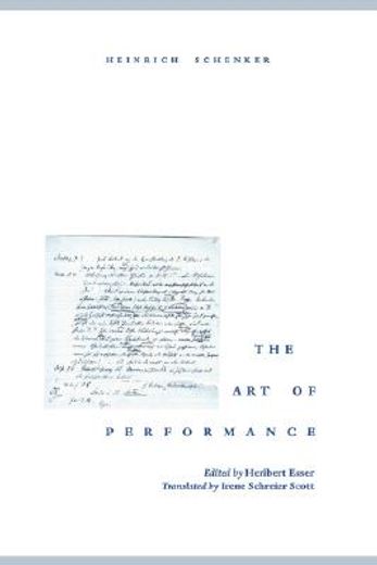 the art of performance