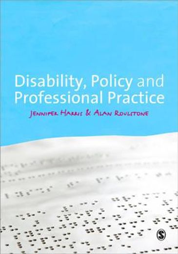 Disability, Policy and Professional Practice (en Inglés)
